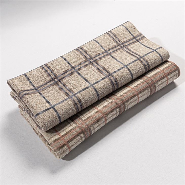 Double-sided Woolen Plaid Fabric