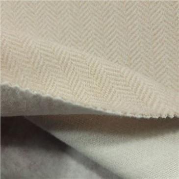 Khaki Herringbone Fabric