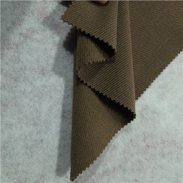 Solid Woolen Blend Twill Coffee