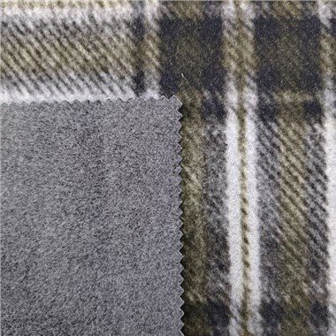 Brushed Polyester Tartan Fabric
