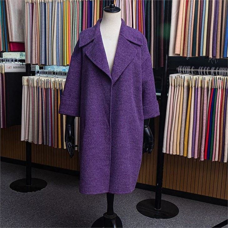 china Woolen Poly Knit Fabric factory